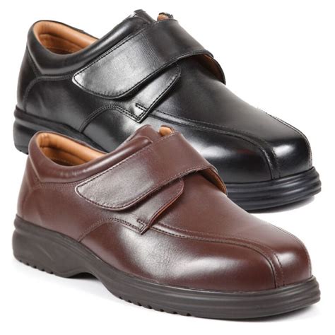 mens wide velcro sneakers